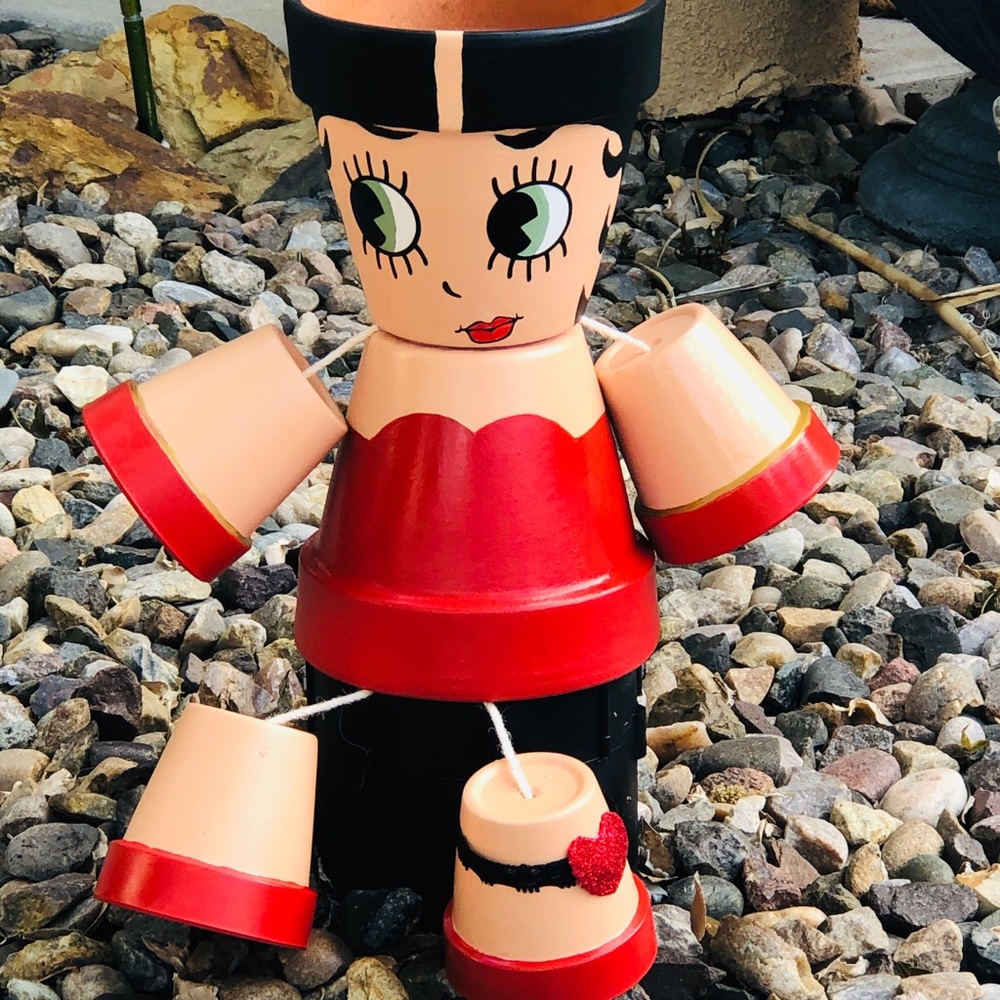 Flower Pot People Betty Boop
